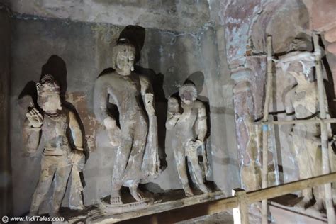 Bagh Caves With Wall Paintings And Block Prints Inditales