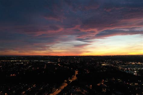 Night Shot (leeds) - Photos by Drone - Grey Arrows Drone Club UK
