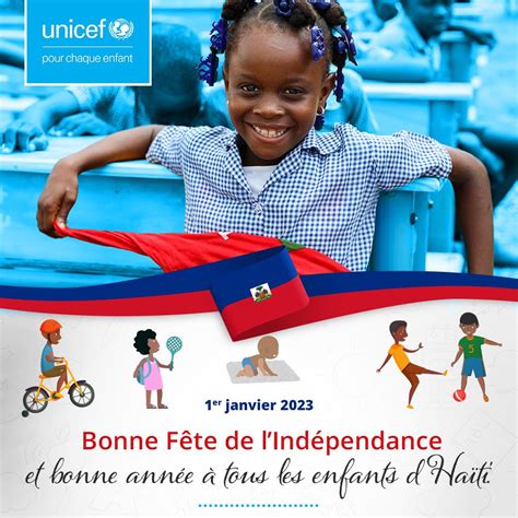 Unicef Haiti On Twitter Joyeuse F Te De L Ind Pendance Ha Ti Bonne