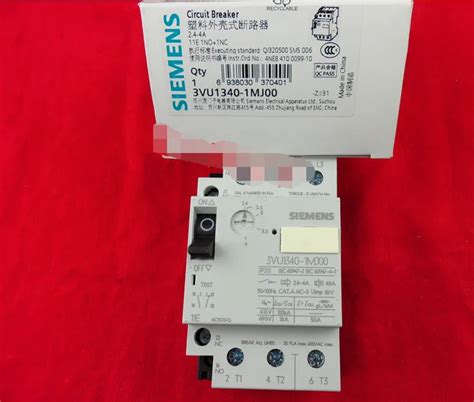 1pc Siemens 3VU1340 1MJ00 2 4 4A Circuit Breaker Free Shipping