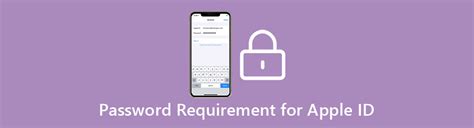 Password Requirement For Apple Id