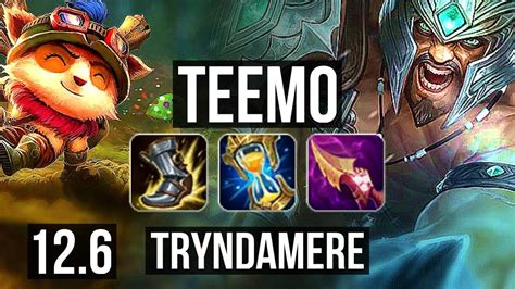 Teemo Vs Trynda Top Rank 3 Teemo 400 Games Godlike 900k Mastery