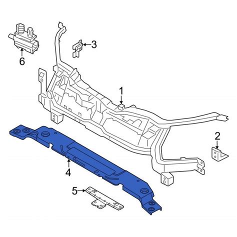 Ford OE NK3Z8125A Front Radiator Support Tie Bar