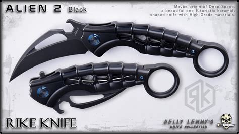 Rike Knife Alien Black Youtube