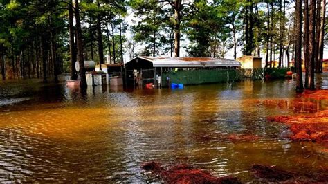 Water From Lake Sam Rayburn Floods Community Kfdm