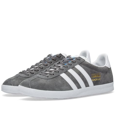 Adidas Gazelle Og Solid Grey White Dark Grey