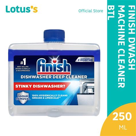 Finish Dishwasher Machine Cleaner Bottle Ml Shopee Malaysia