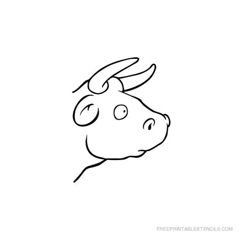 Free Printable Cow Stencils