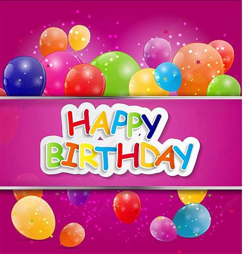 Happy Birthday Card Vector Illustration Fest Fun Background Vector Fest Fun Background Png