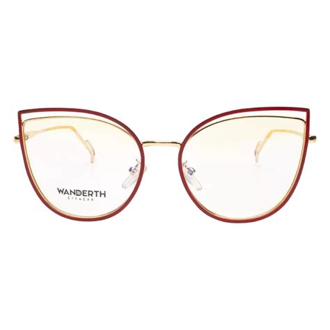 Montura Wanderth Agatada Metal Mujer Visual Lens