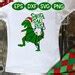 Christmas Santa Dinosaur Svg Christmas Cut File Santa Dinosaur