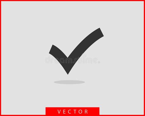 Check Mark Icon Vector Symbol Design Element Stock Vector Illustration Of Graphic Correct