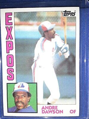 1984 Topps Andre Dawson Baseball Card 200 NM Mint FREE SHIPPING MVP HOF