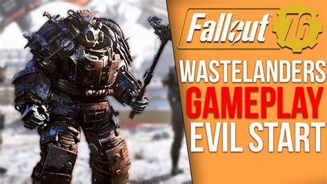 Fallout Wastelanders Evil Playthrough First Impressions Youtube