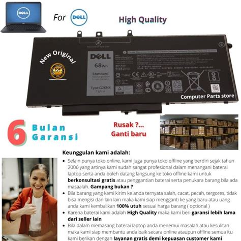 Baterai Dell Latitude Original Product Lazada