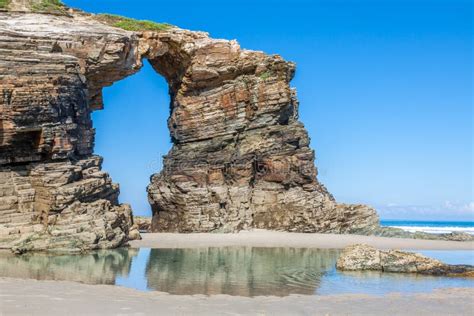 Famous Spanish Destination Cathedrals Beach Playa De Las Catedrales