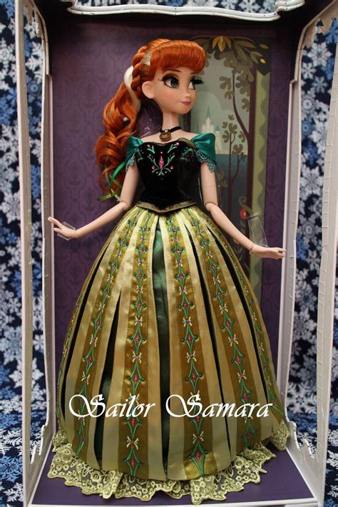 Disney Store Frozen LE Doll Coronation Anna | Disney frozen dolls ...