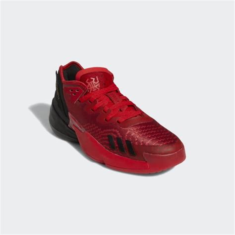 Adidas Don Issue 4 Basketball Shoes Red Unisex Basketball