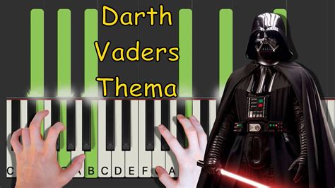 Leichte Version Darth Vader Thema Imperial March Klavier Spielen