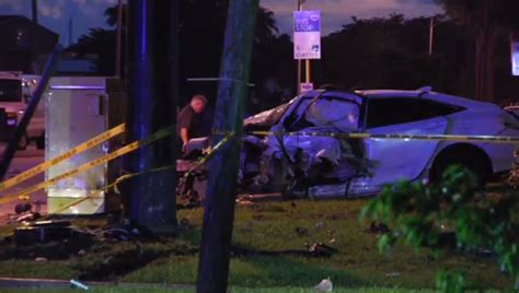 1 Killed 3 Transported After Crash In Miramar Wsvn 7news Miami News Weather Sports Fort