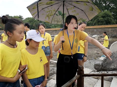 2019 海外华裔“寻根之旅”夏令营走进明显陵明显陵文化旅游景区