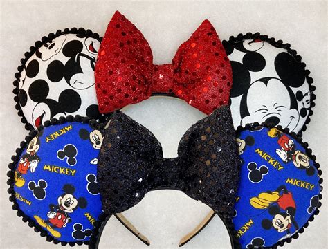 Mickey Mouse Ears Vintage Mickey Ears Cartoon Mouse Ears - Etsy