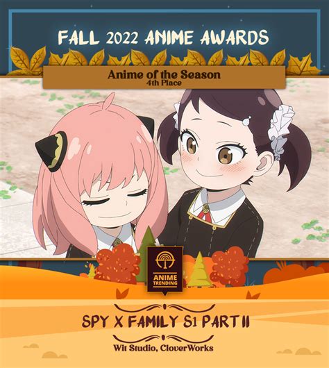 Anime Trending On Twitter Fall Anime Awards Th Place Anime