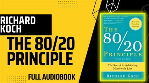 The Principle By Richard Koch Full Audiobook Youtube