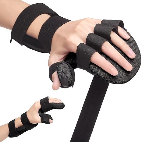 Stroke Rest Hand Splint Night Fingers Sleep Support Brace Finger