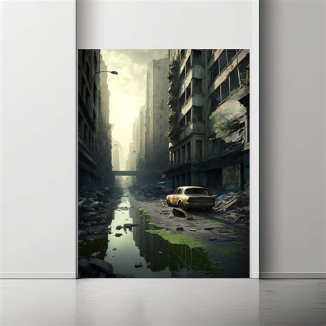 Post Apocalyptic City Apocalypse Digital Art Prints Surreal - Etsy