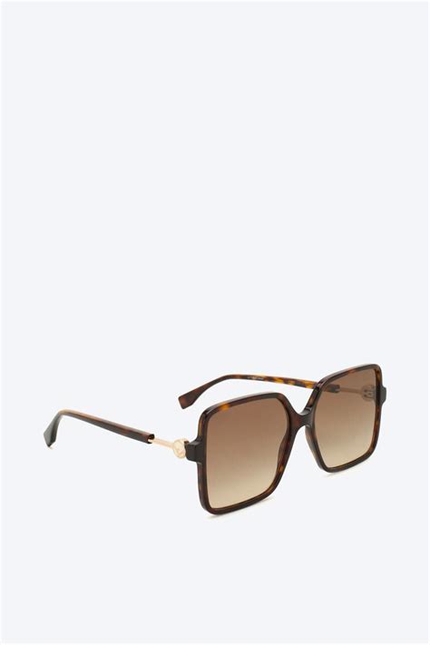 Fendi Oversized Square Sunglasses Fendi Macbella