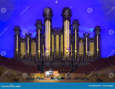 Salt Lake City Tabernacle Pipe Organ Rehearsal Editorial Stock Image ...