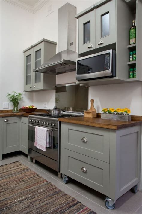 Swedish Style Free Standing Kitchen Units From Milestone Kitchens