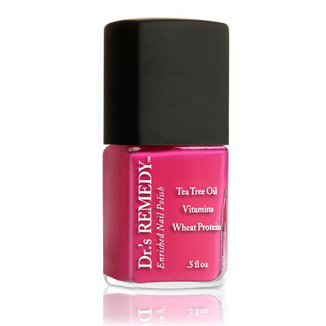 Doctor Formulated Hopeful Hot Pink Enriched Nail Polish Dr S Remedy