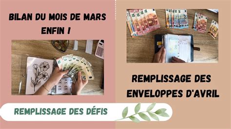 Bilan Du Mois De Mars Remplissage Des D Fis Mois D Avril