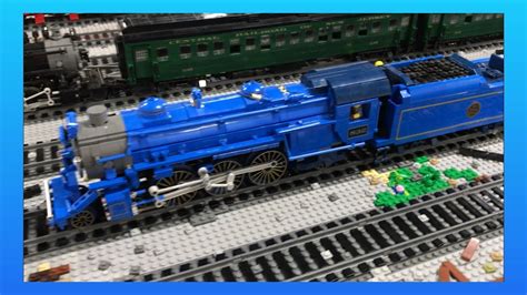 Blue Comet Awesome Custom Lego Train In Action By Cale Leiphart Youtube