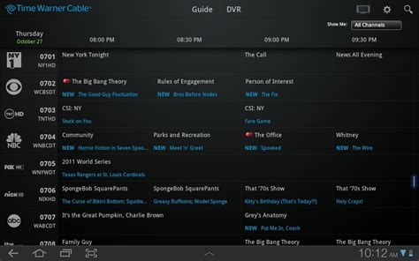 Channel Guide For Time Warner