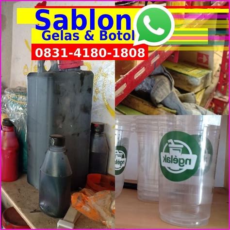 Cetak Sablon Botol Plastik O831Ꮞ18O18O8 WhatsApp