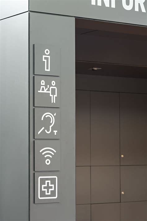 Icon System Wayfinding Typographydesign Interiorsigns