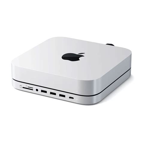 Satechi Stand And Hub With Ssd Slot For Apple Mac Mini M1 Apple Accessories Ldlc 3 Year Warranty