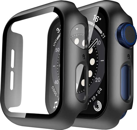 TAURI 2 Pezzi Cover Per Apple Watch SE Series 6 5 4 40mmSensibile Al