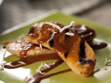 Grilled Bananas With Mexican Chocolate Sauce Recipe Marcela