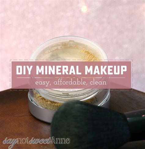 How To Make Beautiful Diy Mineral Makeup Sweet Anne Designs