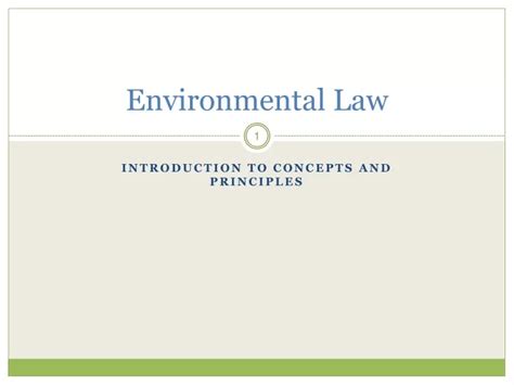 Ppt Environmental Law Powerpoint Presentation Free Download Id 9579757