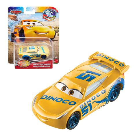 Disney Pixar Car Lightning Mcqueen Dinoco Cruz Ramirez Hauler Truck