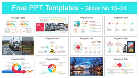 Global Logistics Partnership Powerpoint Templates For Free