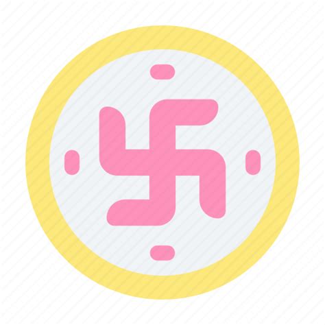 Swastika, hinduism, religion, india, cultures icon - Download on Iconfinder