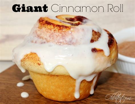 How To Make Giant Cinnamon Rolls Oh Bite It