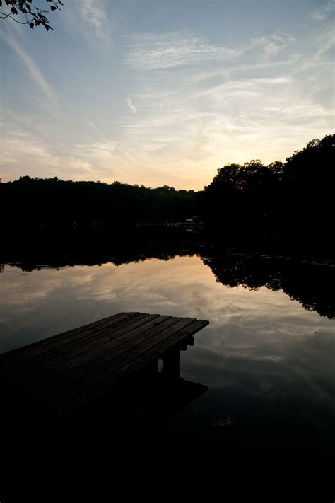 Sunset Over Conewago Lake In Mount Gretna Pa J Eldon Zimmerman