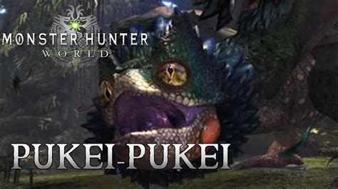 Monster Hunter World First Pukei Pukei Encounter Youtube